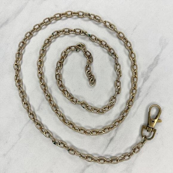 Gold Tone Simple Basic Chain Link Belt XS/Small (XS/S) ✨ - Picture 1 of 12